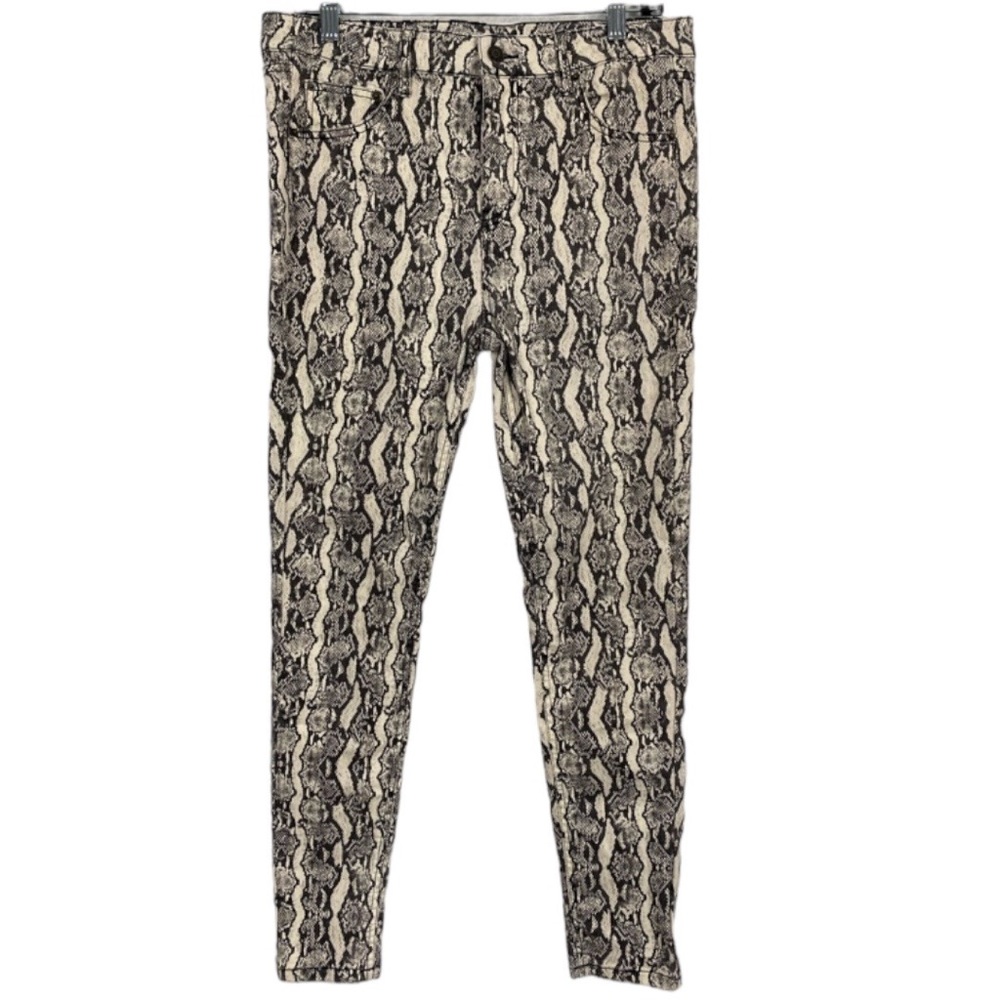 Wild Fable Women's Black/Beige Python Snakeskin P… - image 7